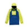 Boys Bonded Fleece Pullover Hoody | Primary Blue Colorblock