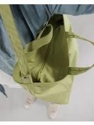 Horizontal Zip Duck Bag | Pistachio