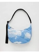 Medium Nylon Crescent Bag | Clouds 3 Medium Nylon Crescent Bag | Clouds - Image 3