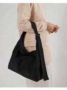 Nylon Shoulder Bag | Black