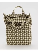 Zip Duck Bag | Wavy Gingham Brown