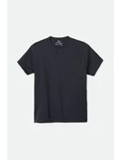 Brixton Basic Short Sleeve Henley Tee | Black