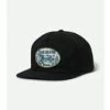 Brixton Bass Brains Swim High Profile Snapback