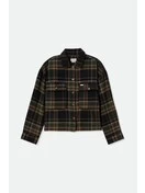 Brixton Bowery W L/S Flannel | Black/Pine Needle
