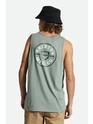 Brixton Crest Tank Top | Chinois Green/White/Black