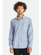 Brixton Men's Charter Oxford Long Sleeve Woven | Light Blue Chambray