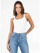 Ottoman Rib Tank | White