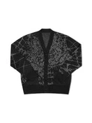 Ca Mirror Cardigan | Black/Marle 3 Ca Mirror Cardigan | Black/Marle - Image 3