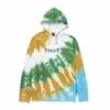 HUF Lo-Fi TieDye Pullover Hoodie Jacket | Gold