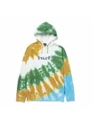 HUF Lo-Fi TieDye Pullover Hoodie Jacket | Gold