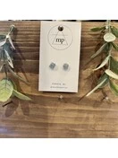 Aquamarine Stud | Silver