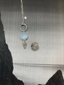 Eye Heart Opalite Necklace | Silver