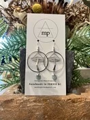 Mushroom Amazonite Earrings | Silver