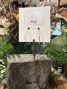 Palm Hoop Earrings | Silver