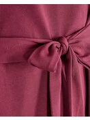 Minimum Lyina Midi Dress 9760 | Burgundy 6 Minimum Lyina Midi Dress 9760 | Burgundy - Image 6