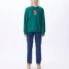 OBEY Amelia Crewneck | Aventurine Green