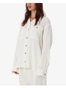 OBEY Camille Waffle Shirt | White