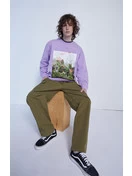 OBEY Jungle Doodles Crewneck Sweatshirt | Lavender