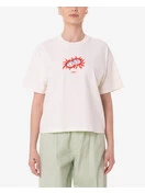 Obey Flaming Dice Tee | Java Brown