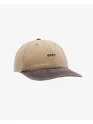 OBEY Pigment 2 Tone Lowercase 6 Panel Strapback Cap | Pigment Khaki Multi