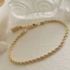 Ocnus Rope Chain Bracelet | Gold