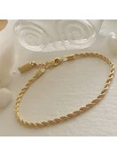 Ocnus Rope Chain Bracelet | Gold