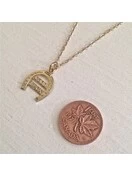 Ringo Good Luck Horseshoe Necklace | Gold