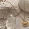 Sheik Evil Eye Pendant Necklace | Gold