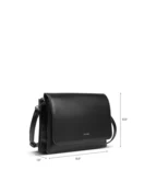 Gianna Crossbody | Black Pebbled