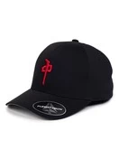Flexfit Delta OG Puffy Cap | Black/Red/Black
