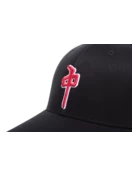 Flexfit OG Puffy | Black/Red 3 Flexfit OG Puffy | Black/Red - Image 3