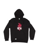 OG Chenille Pullover Hoodie Jacket | Black/Red