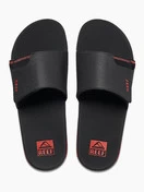 Reef Fanning Slide | Black/Red