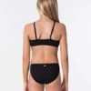 Rip Curl Girls' Lux Rib Bikini | Black