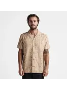Gonzo Short Sleeve Woven Collar Shirt | Sarda Almond
