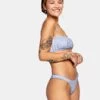 RVCA Mille Bandeau Top | Grey/Purple