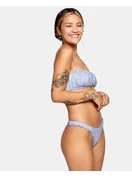 RVCA Mille Bandeau Top | Grey/Purple