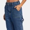 RVCA Recession Denim Pants | Blue Rinse