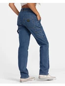 RVCA Recession Denim Pants | Blue Rinse 4 RVCA Recession Denim Pants | Blue Rinse - Image 4