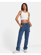 RVCA Recession Denim Pants | Blue Rinse 6 RVCA Recession Denim Pants | Blue Rinse - Image 6