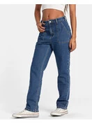 RVCA Recession Denim Pants | Blue Rinse 8 RVCA Recession Denim Pants | Blue Rinse - Image 8