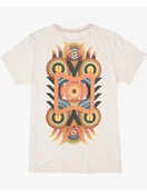 RVCA Redondo Mask Short Sleeve T-Shirt | Antique White