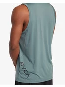 RVCA Sport Vent Tank Top | Pine Grey