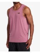 RVCA Sport Vent Tank Top | Rose Shadow