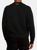 RVCA Tech Fleece Crew Sweatshirt | Black