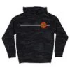 Santa Cruz Classic Dot Pullover Hoodie Youth | Black Camo