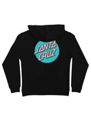 Santa Cruz Other Dot Pullover Hoodie Girls | Black/Teal