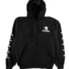 Logo Zip Hoodie Jacket | Black