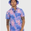 Infrared Button Up | Purple