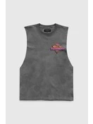 Sun Tan Aussie Tank | Acid Grey